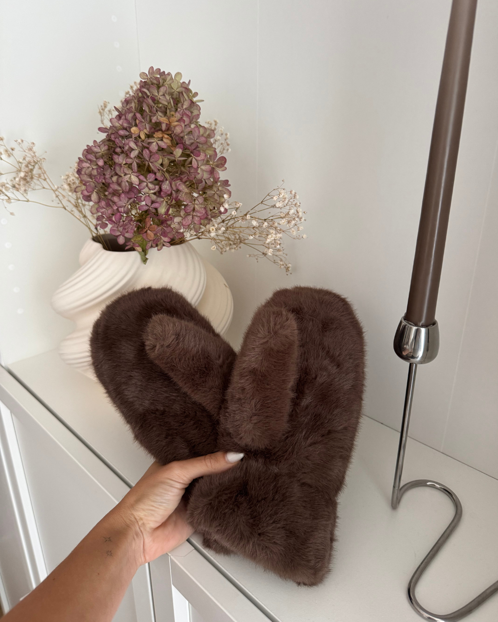 Handschuhe Cozy Touch - Dunkelbraun