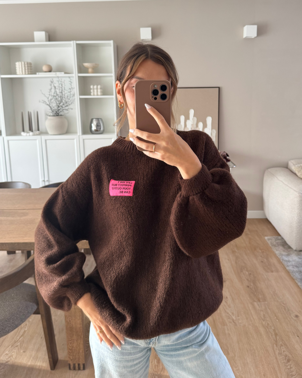 Strickpullover Soft Signature - Braun