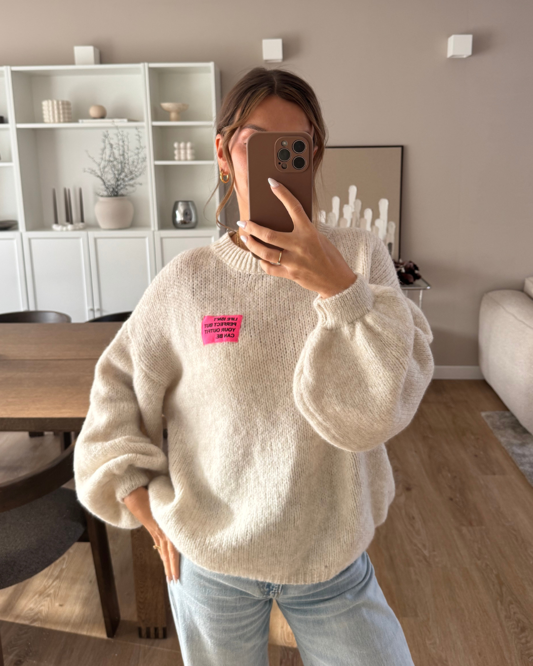 Strickpullover Soft Signature - Beige