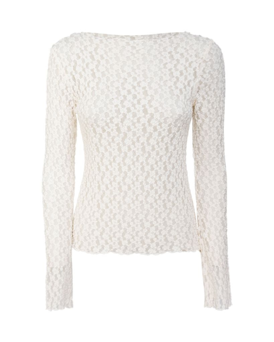 Spitzen Top Soft Desire - Weiss-Creme