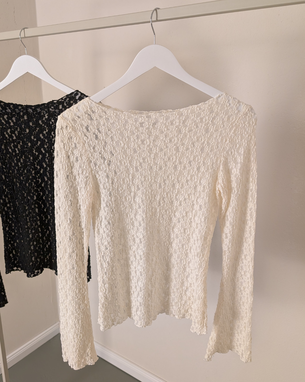 Spitzen Top Soft Desire - Weiss-Creme