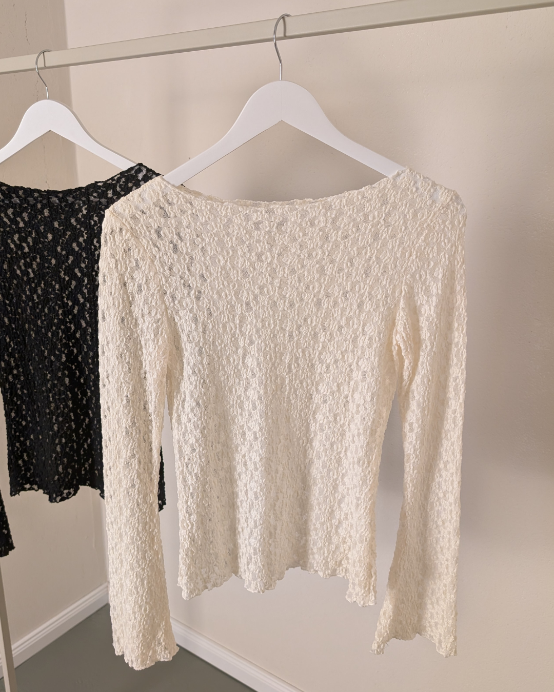 Spitzen Top Soft Desire - Weiss-Creme