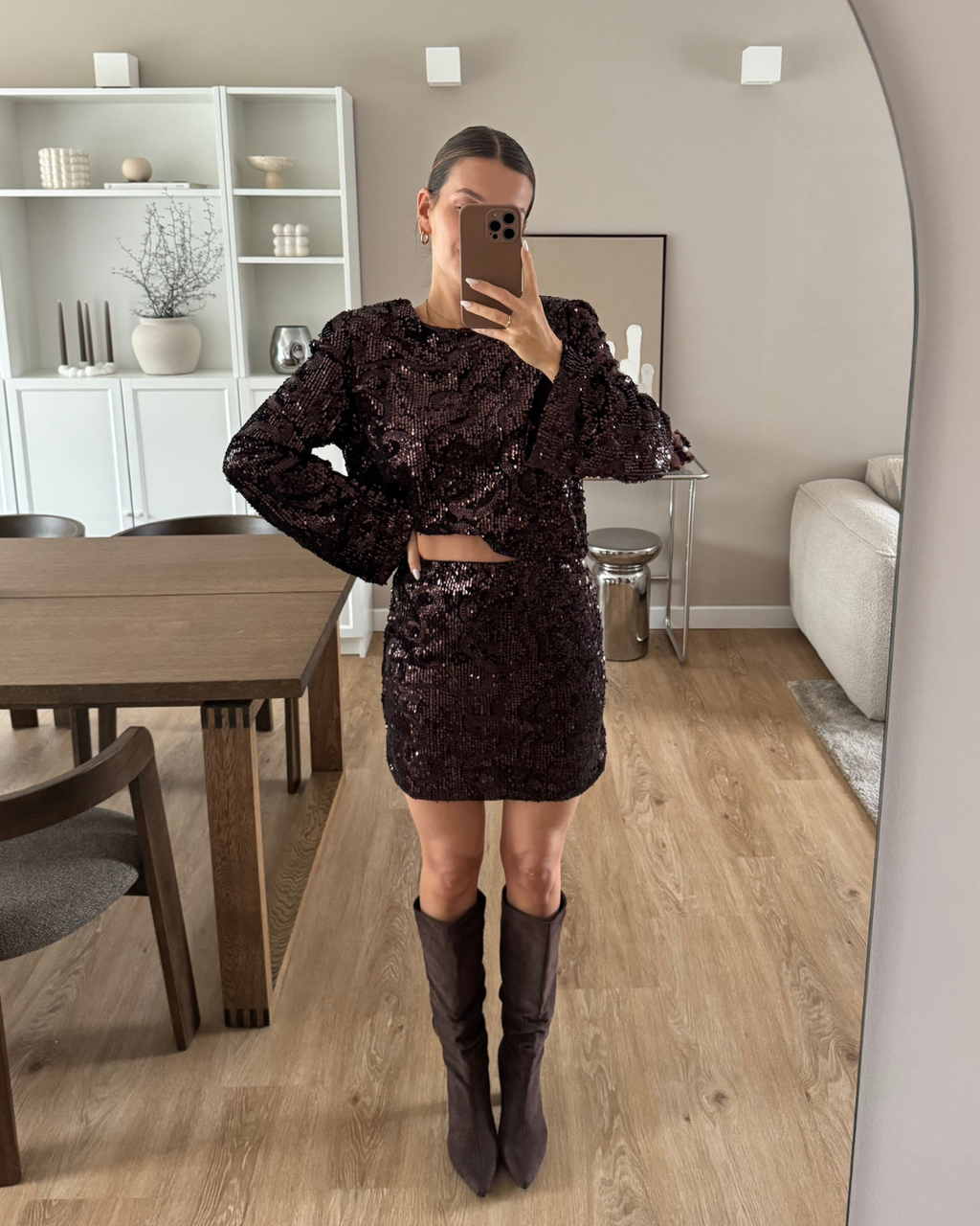 Pailletten Top - Spirit Glow