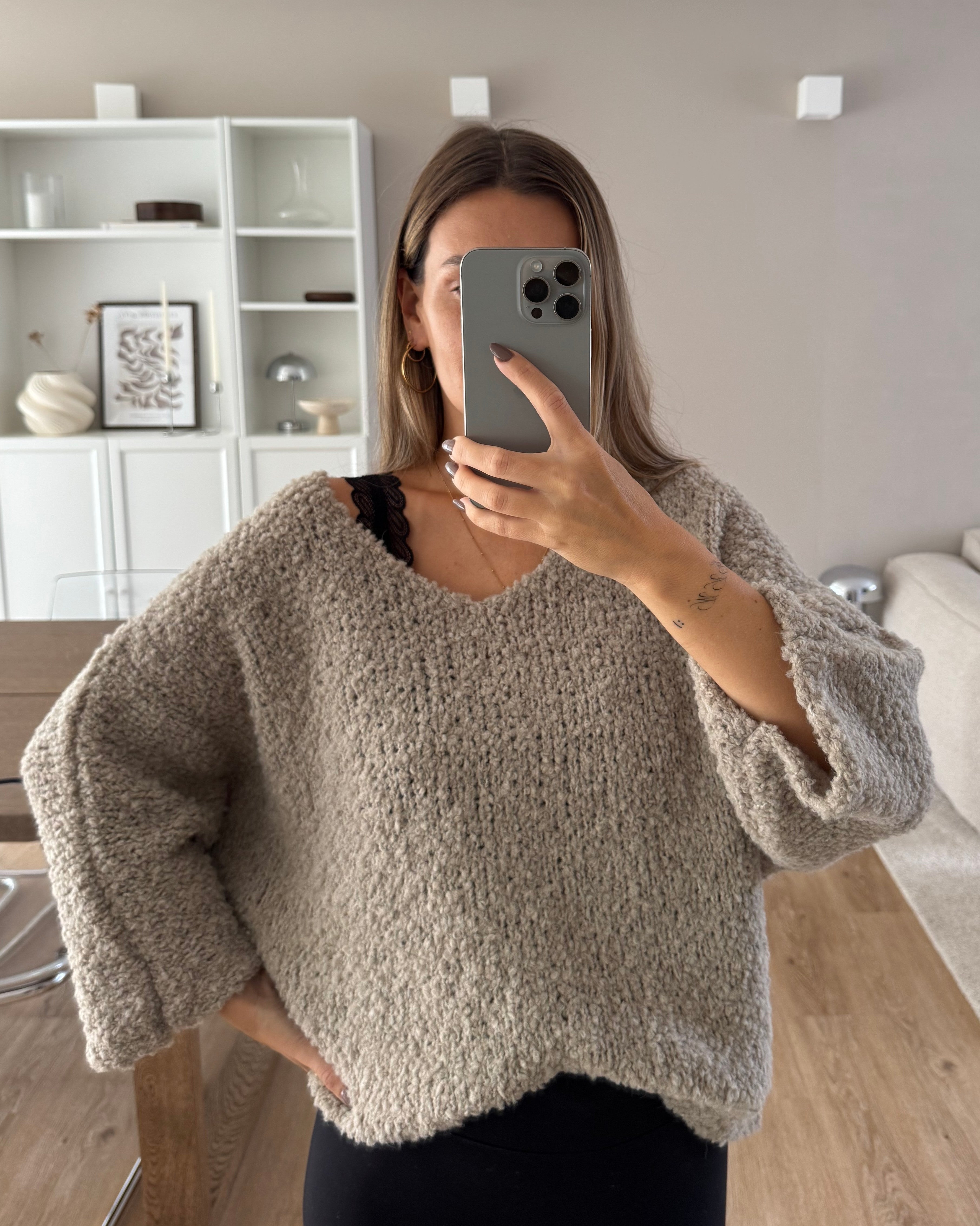 Strickpulli Soft Soul - stone