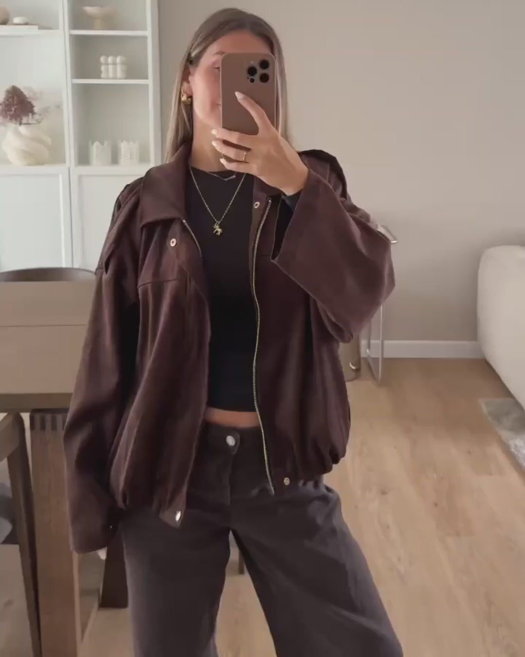 Jacke Daily Edge - Dunkelbraun