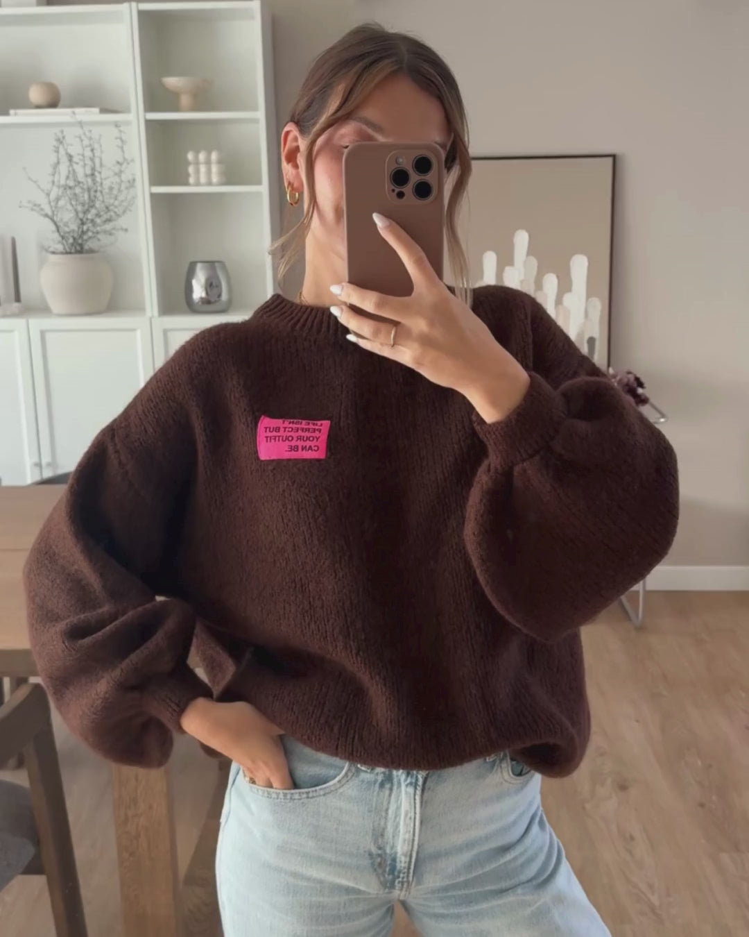 Strickpullover Soft Signature - Braun