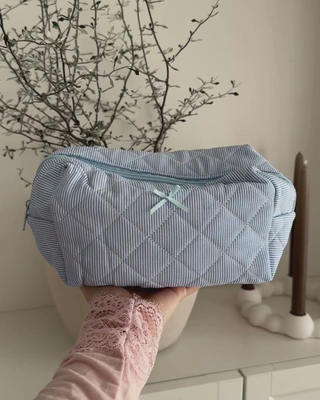 Beauty Bag "Boys" hellblau