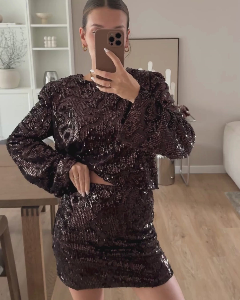 Pailletten Top - Spirit Glow