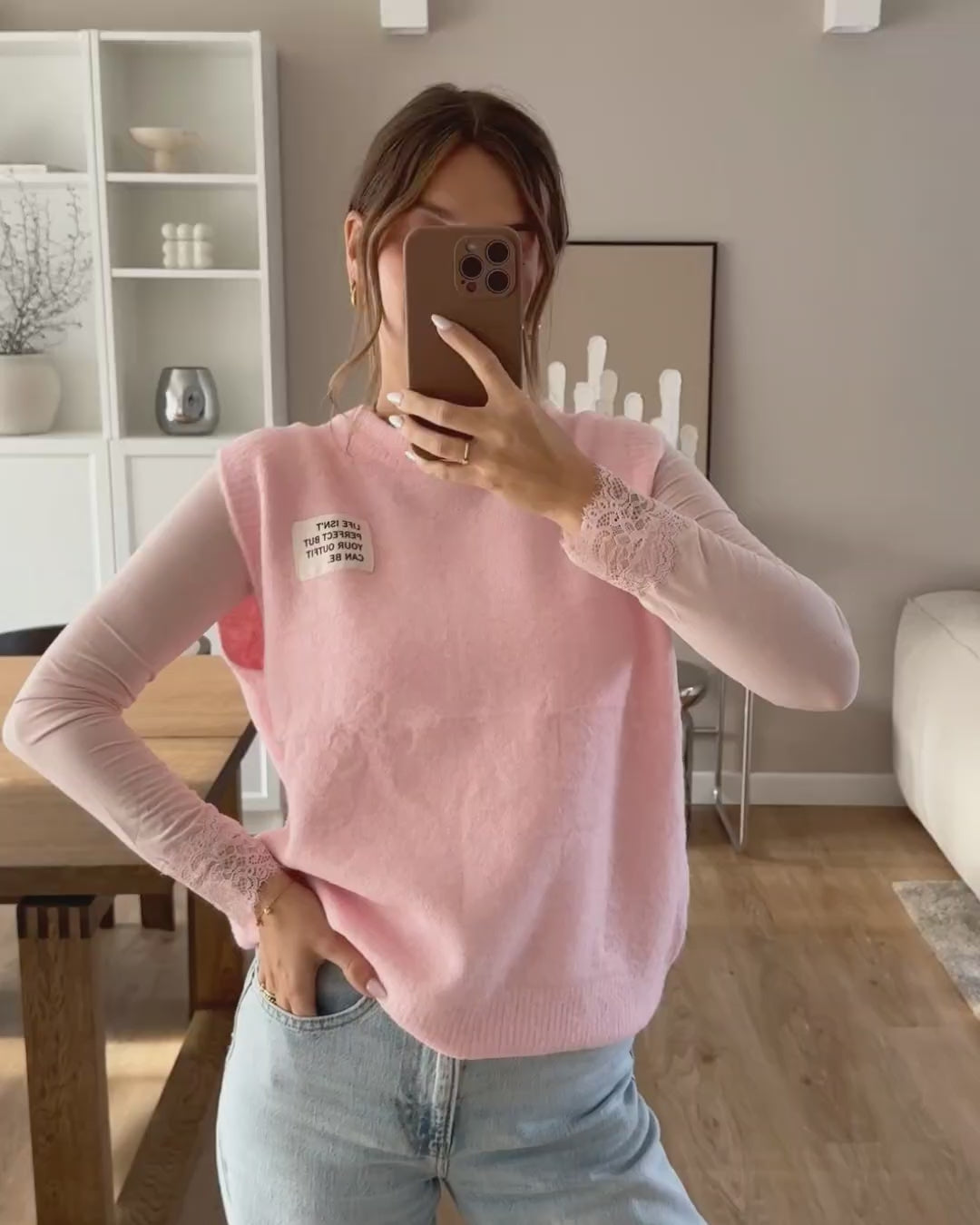 Pullunder Sweet Whisper - rosa