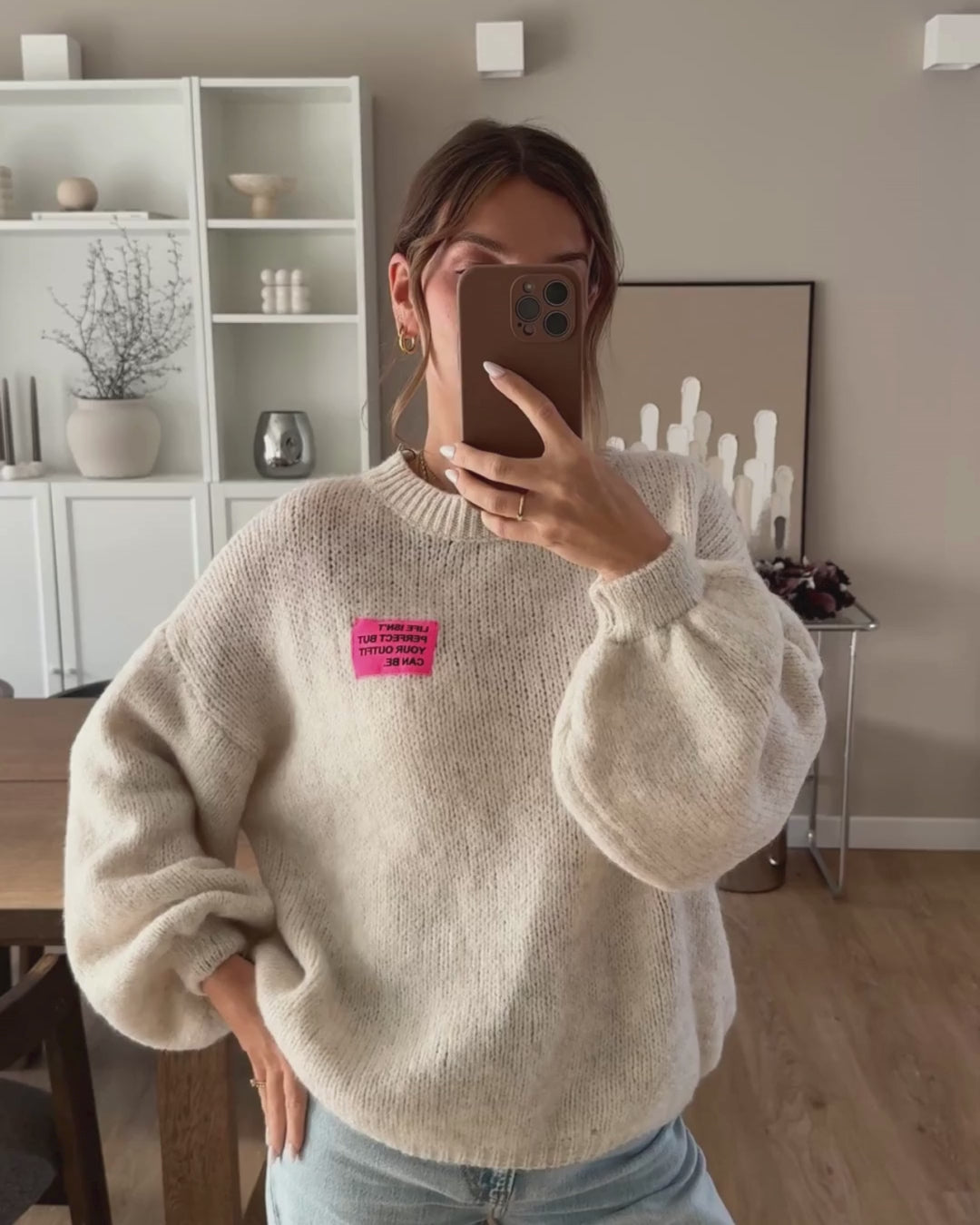 Strickpullover Soft Signature - Beige