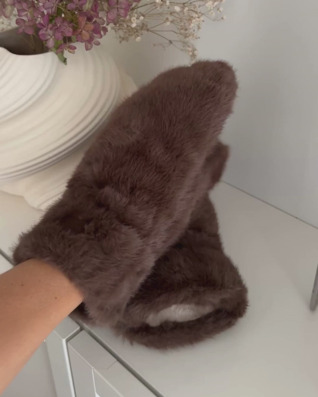 Handschuhe Cozy Touch - Dunkelbraun