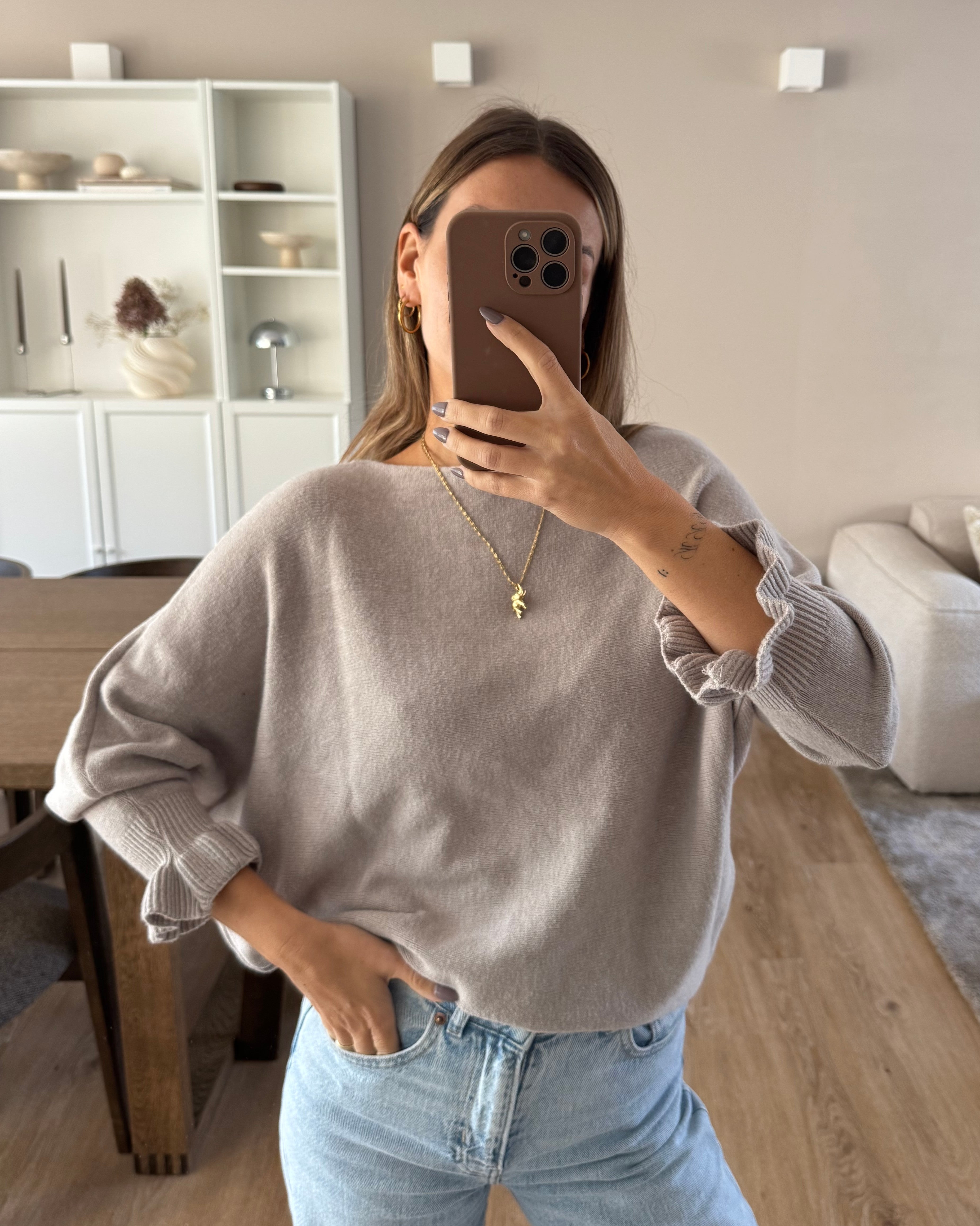 Strickpulli Eternal Grace - taupe